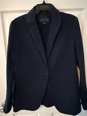 Vintage Banana Republic Dark Navy Corduroy Blazer Jacket